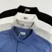 D-ior T-shirts for men Solid Color Buttons Black/White/blue #A46600