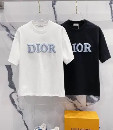 D-ior T-shirts for men blue letters #A47028