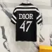D-ior T-shirts for men stripe Black/White #A47016