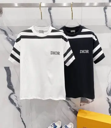 D-ior T-shirts for men stripe Black/White #A47016