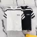 D-ior T-shirts for men stripe Black/White #A47016