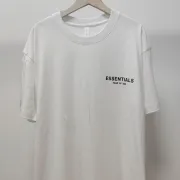 FEAR OF GOD ESSENTIALS T - Shirt with Side Logo Minimalist Streetwear Style  #A54365
