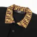 Fendi T-shirts Polo for men Printed collar Black/White #A46622