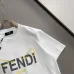 Fendi T-shirts for men Black/White #A49801