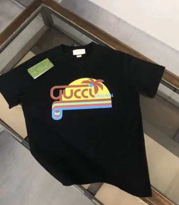 Gucci T Shirt Gucci Printed Cotton T-Shirt Black/White #A53935 Gucci T Shirt Gucci Printed Cotton T-Shirt Black/White #A53935