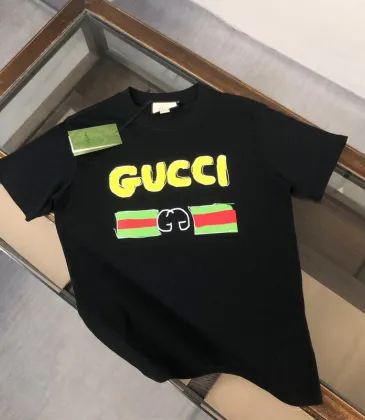 Gucci T-shirts for Gucci Men's AAA T-shirts Black/White #A53134 Gucci T-shirts for Gucci Men's AAA T-shirts Black/White #A53134
