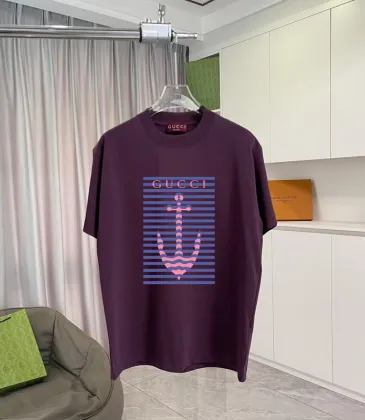 Gucci T-shirts for Gucci Men's Print Cotton AAA T-shirts 4 colors #A54082 Gucci T-shirts for Gucci Men's Print Cotton AAA T-shirts 4 colors #A54082