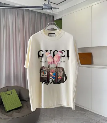 Gucci White T Shirt with Bold Handbag Graphic and Statement Typography Streetwear Inspired Design #A54262 Gucci White T Shirt with Bold Handbag Graphic and Statement Typography Streetwear Inspired Design #A54262