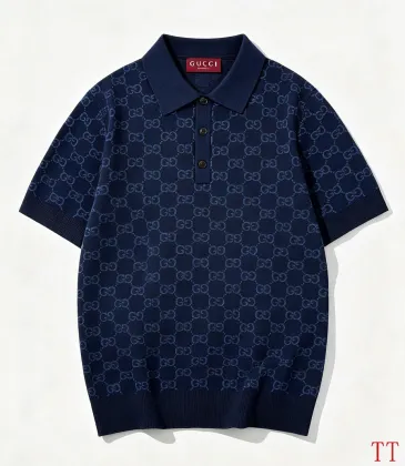 Gucci All‑Over GG Jacquard Knit Short Sleeve Polo Shirt #B67461