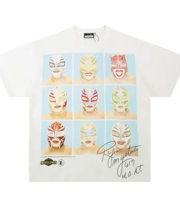 Hellstar Wrestlemania Rey Mysterio T-Shirt Cream White #A53240 Hellstar Wrestlemania Rey Mysterio T-Shirt Cream White #A53240