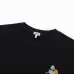 LOEWE T-shirts for MEN Black/White #A47218