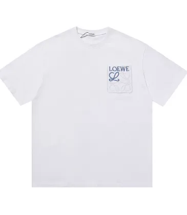 LOEWE T-shirts for MEN Black/White #A51768 LOEWE T-shirts for MEN Black/White #A51768