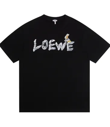 LOEWE T-shirts for MEN Black/White #A51784 LOEWE T-shirts for MEN Black/White #A51784