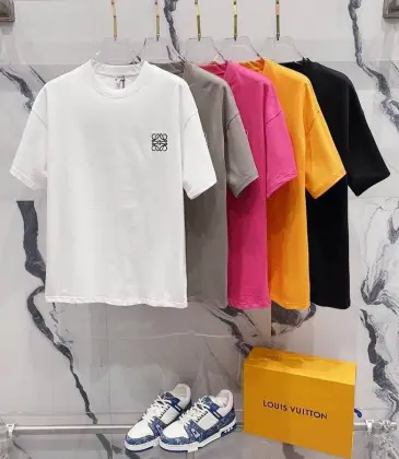 LOEWE T-shirts for MEN Black/White/Yellow/Red/Grey #A47241 LOEWE T-shirts for MEN Black/White/Yellow/Red/Grey #A47241