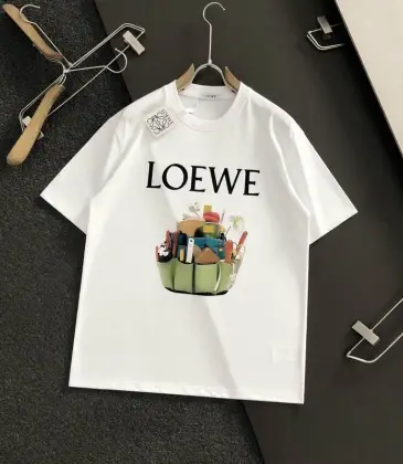 LOEWE T-shirts for MEN Cartoon Black/White #A47215 LOEWE T-shirts for MEN Cartoon Black/White #A47215