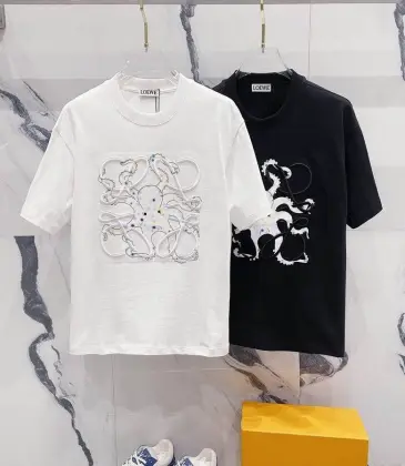 LOEWE T-shirts for MEN Octopus Black/White #A47251 LOEWE T-shirts for MEN Octopus Black/White #A47251