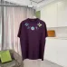 Eye catching Louis Vuitton T Shirt With Colorful Brand Motifs For Fashion Fans Black/White/Purple/Light Blue #A54350
