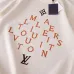 Louis Vuitton Gradient Jacquard Knit Short Sleeve Tee, Off White Orange Letter #B68864