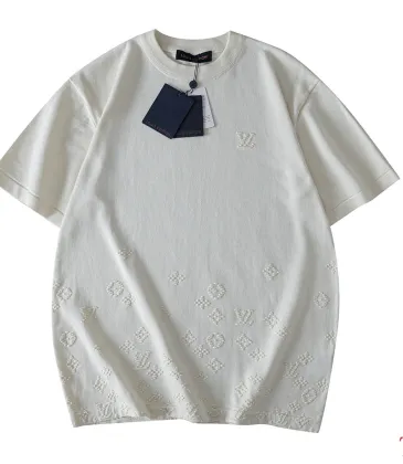 Louis Vuitton New Embossed All Over Monogram Knit Short Sleeve Tee #B68861