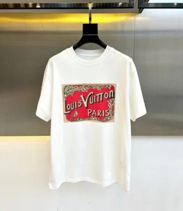 Louis Vuitton T-Shirts Retro Paris Logo Print Luxury Cotton Black/White #A54211 Louis Vuitton T-Shirts Retro Paris Logo Print Luxury Cotton Black/White #A54211