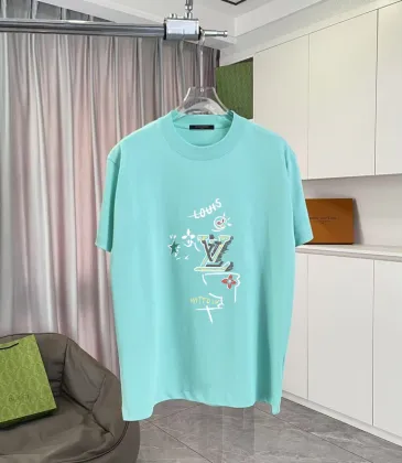 Louis Vuitton T-Shirts for AAAA Louis Vuitton T-Shirts Black/Purple/Grey/Green #A54171 Louis Vuitton T-Shirts for AAAA Louis Vuitton T-Shirts Black/Purple/Grey/Green #A54171
