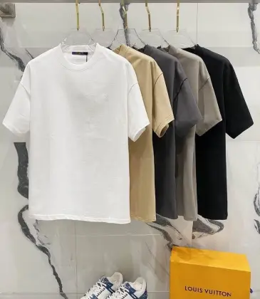 Louis Vuitton T-Shirts for AAAA Louis Vuitton T-Shirts Black/White/Khaki/Grey #A46755 Louis Vuitton T-Shirts for AAAA Louis Vuitton T-Shirts Black/White/Khaki/Grey #A46755