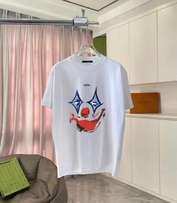 Louis Vuitton T - Shirt With Artistic Clown Face Graphic For Bold Fashion Statements White/Black/Yellow/Purple #A54293 Louis Vuitton T - Shirt With Artistic Clown Face Graphic For Bold Fashion Statements White/Black/Yellow/Purple #A54293