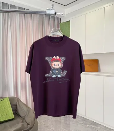 Louis Vuitton T - Shirt With Cute Character And Monogram Logo Design White/Black/Yellow/Purple #A54295 Louis Vuitton T - Shirt With Cute Character And Monogram Logo Design White/Black/Yellow/Purple #A54295