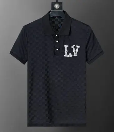 Louis Vuitton T-Shirts for Men' Polo Shirts Grid Full Print #A46556 Louis Vuitton T-Shirts for Men' Polo Shirts Grid Full Print #A46556