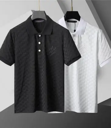 Louis Vuitton T-Shirts for Men' Polo Shirts Grid Full Print #A46557 Louis Vuitton T-Shirts for Men' Polo Shirts Grid Full Print #A46557
