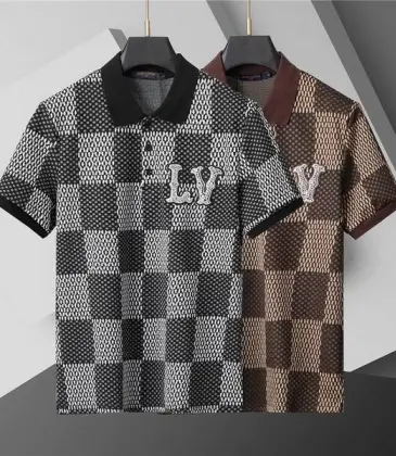 Louis Vuitton T-Shirts for Men' Polo Shirts Plaid crystal #A46560 Louis Vuitton T-Shirts for Men' Polo Shirts Plaid crystal #A46560