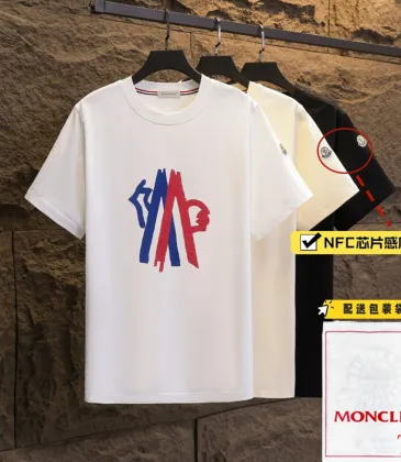 Moncler T-shirts for men 300g 100% cotton NFC chip sensor #A53019 Moncler T-shirts for men 300g 100% cotton NFC chip sensor #A53019