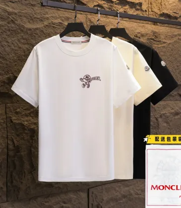 Moncler T-shirts for men 300g 100% cotton NFC chip sensor #A53023 Moncler T-shirts for men 300g 100% cotton NFC chip sensor #A53023