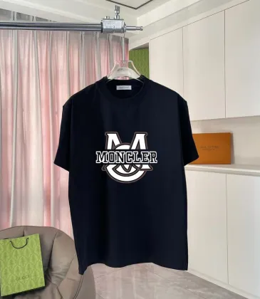 Moncler T-shirts for men Black/Grey #A53133 Moncler T-shirts for men Black/Grey #A53133