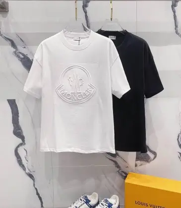 Moncler T-shirts for men Black/White #A47271 Moncler T-shirts for men Black/White #A47271
