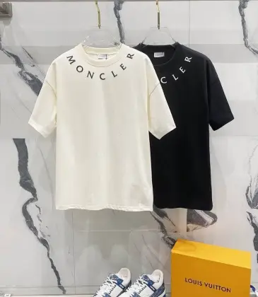 Moncler T-shirts for men Black/White #A47273 Moncler T-shirts for men Black/White #A47273