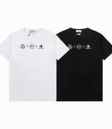 Moncler T-shirts for men Black/White #A47278 Moncler T-shirts for men Black/White #A47278