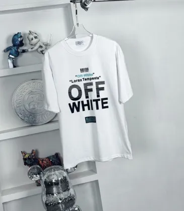 OFF WHITE T-Shirts for MEN Black/White #A50818 OFF WHITE T-Shirts for MEN Black/White #A50818