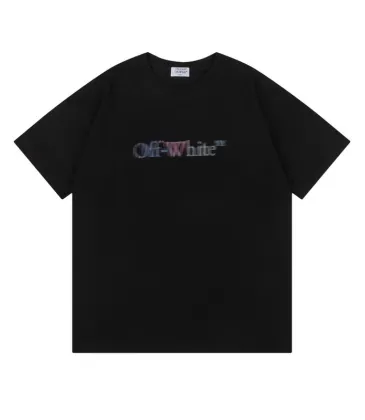 OFF WHITE T-Shirts for MEN Black/White #A50976 OFF WHITE T-Shirts for MEN Black/White #A50976
