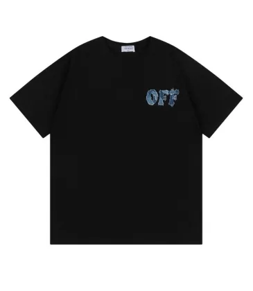 OFF WHITE T-Shirts for MEN Black/White #A51691 OFF WHITE T-Shirts for MEN Black/White #A51691