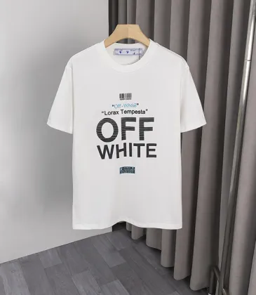 OFF WHITE T-Shirts for MEN Black/White #A52716 OFF WHITE T-Shirts for MEN Black/White #A52716