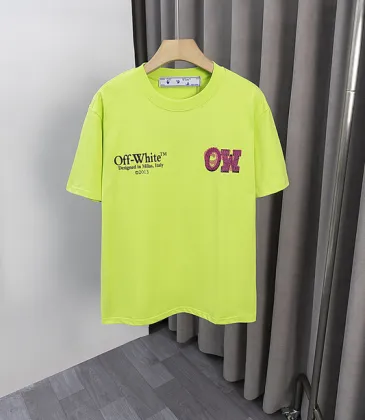 OFF WHITE T-Shirts for MEN Black/White #A53424 OFF WHITE T-Shirts for MEN Black/White #A53424