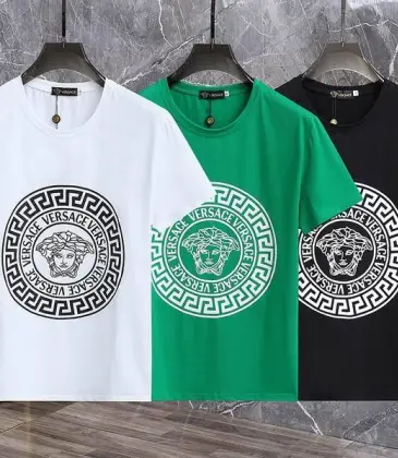 Versace T-Shirts for Men t-shirts Black/White/Green #A47361 Versace T-Shirts for Men t-shirts Black/White/Green #A47361