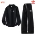 Adidas Trefoil Half Zip Tracksuit Set Top &amp; Pants White,Grey,Black #B69385