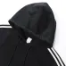 Adidas Trefoil Collared Zip Tracksuit Set Jacket &amp; Pants Black,White,Grey,Brown #B69387