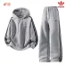 Adidas Trefoil Collared Zip Tracksuit Set Jacket &amp; Pants Black,White,Grey,Brown #B69387