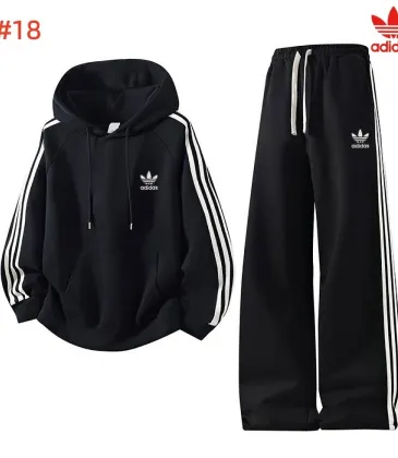 Adidas Trefoil Collared Zip Tracksuit Set Jacket &amp; Pants Black,White,Grey,Brown #B69387