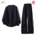 Adidas Trefoil Logo Quarter Zip Tracksuit Set Top &amp; Pants Navy,Grey,Burgundy,Black #B69395