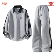 Adidas Trefoil Logo Quarter Zip Tracksuit Set Top &amp; Pants Navy,Grey,Burgundy,Black #B69395