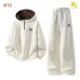 Burberry Logo Half Zip Hoodie Tracksuit Set Top &amp; Pants White,Black,Dark Grey #B69390